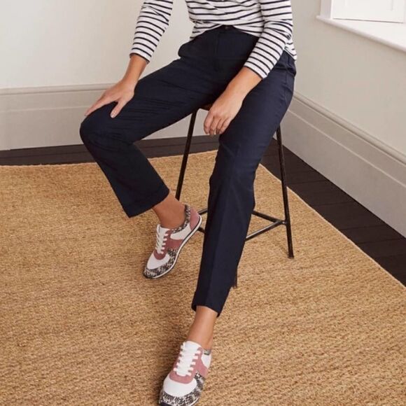 Boden Navy Slim Dress Pants - Picture 1 of 9